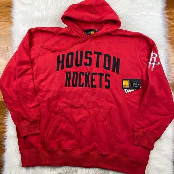 NBA Other - NBA Houston Rockets Embroidered Pullover Hoodie Red G-III Big Man Size 5XL